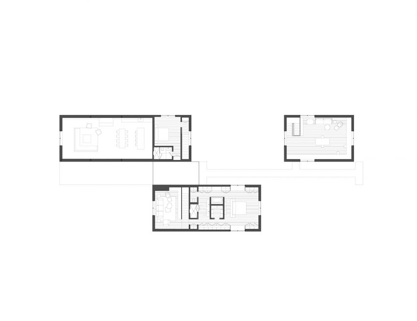 Grove House by Roger Ferris + Partners First Floor Plan