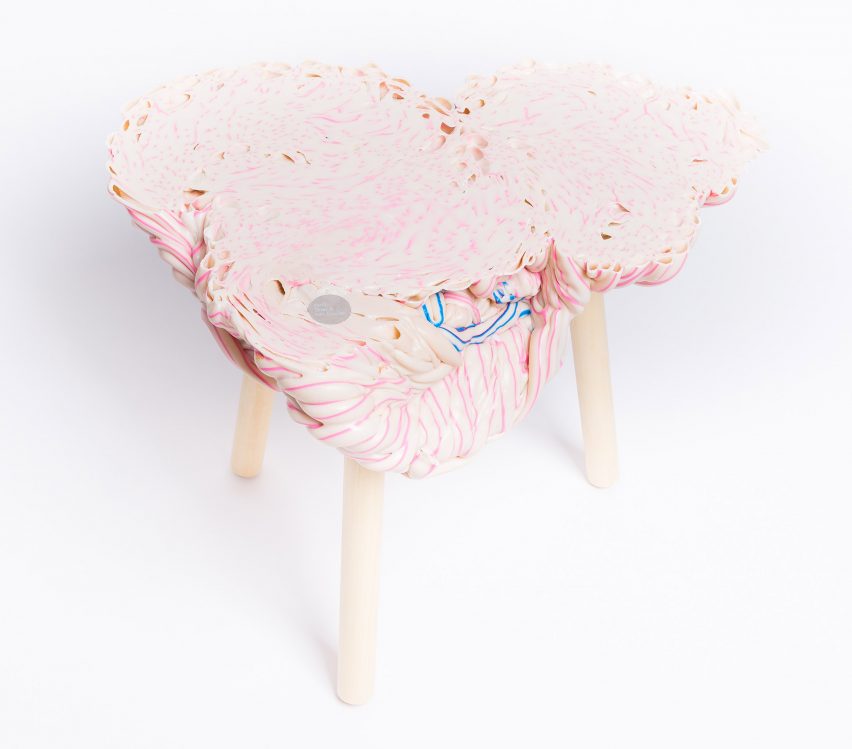 Thier & van Daalen's The Plastic Mine homeware reveals hidden patterns in factory waste