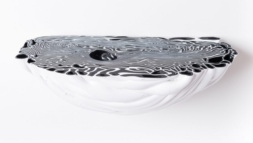 Thier & van Daalen's The Plastic Mine homeware reveals hidden patterns in factory waste
