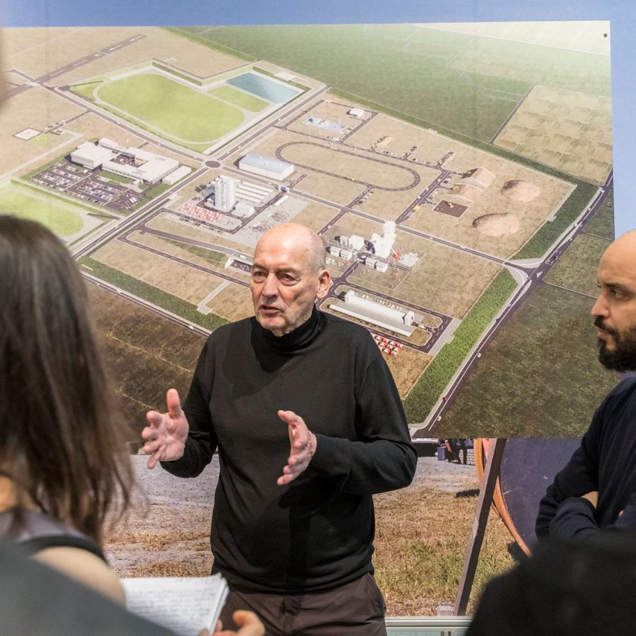 Rem Koolhaas at Countryside, The Future in the Guggenheim museum New York