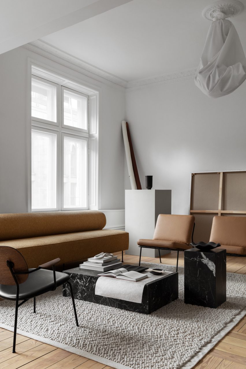 The Sculptor's Residence installation by Norm Architects, Menu and Dux
