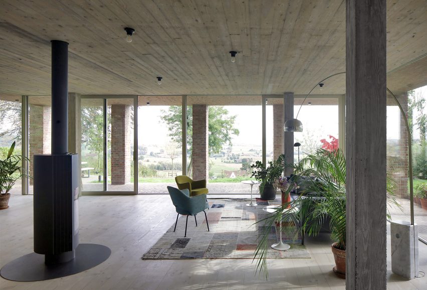 Sloped Villa by Studio Okami in Belgium