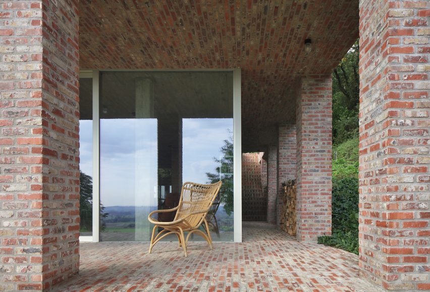 Sloped Villa by Studio Okami in Belgium