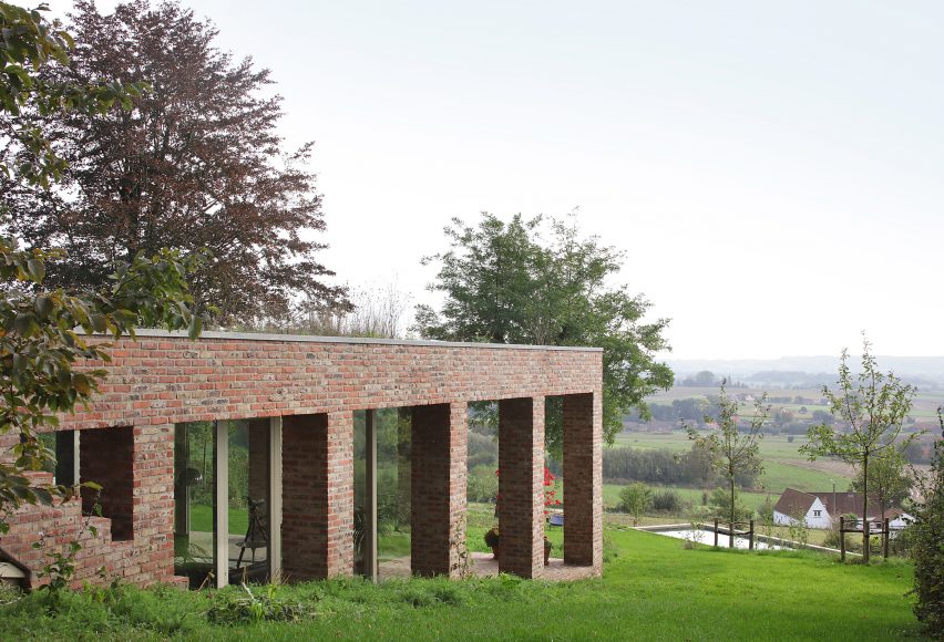 Sloped Villa by Studio Okami in Belgium
