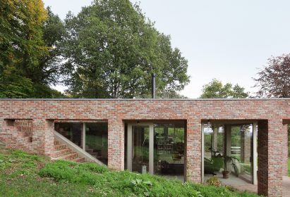 Sloped Villa by Studio Okami in Belgium