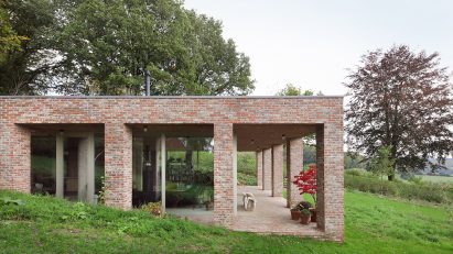 Sloped Villa by Studio Okami in Belgium