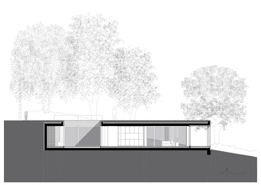 Sloped Villa by Studio Okami in Belgium