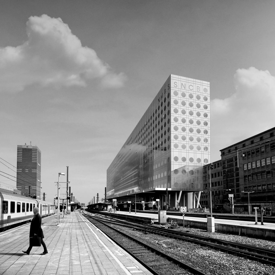 SNCB Headquarters by OMA in Belgium