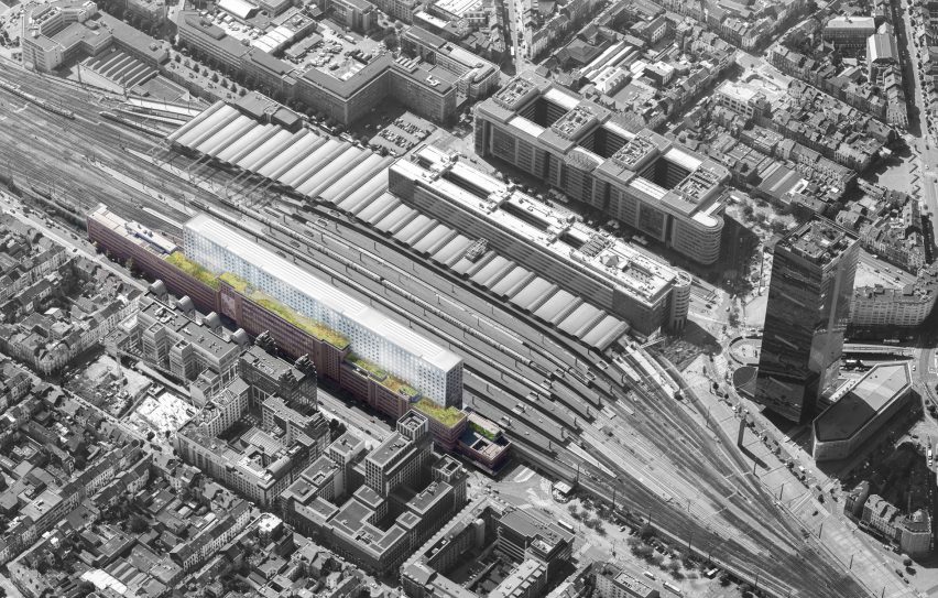 SNCB Headquarters by OMA in Belgium