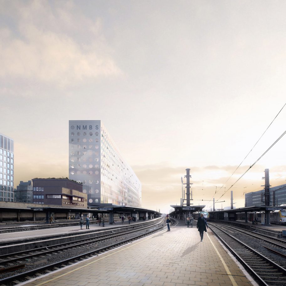 SNCB Headquarters by OMA in Belgium