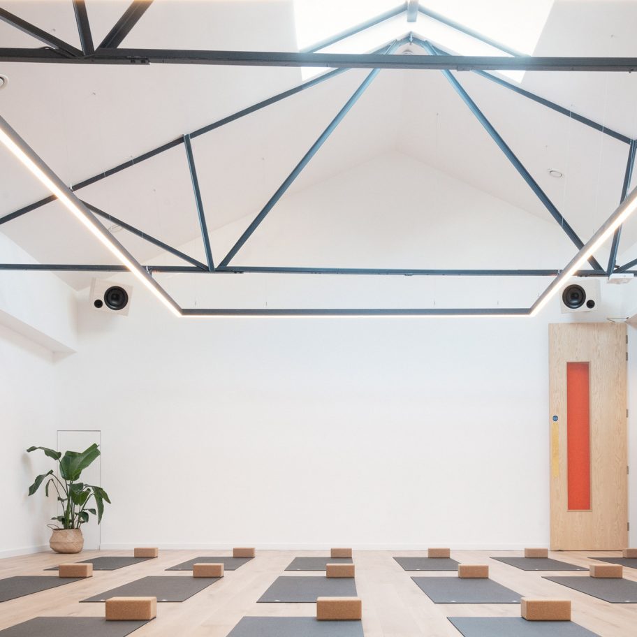 The Space Between yoga studio by Jordan Ralph Design