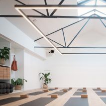 The Space Between yoga studio by Jordan Ralph Design