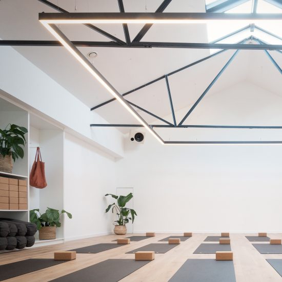The Space Between yoga studio by Jordan Ralph Design
