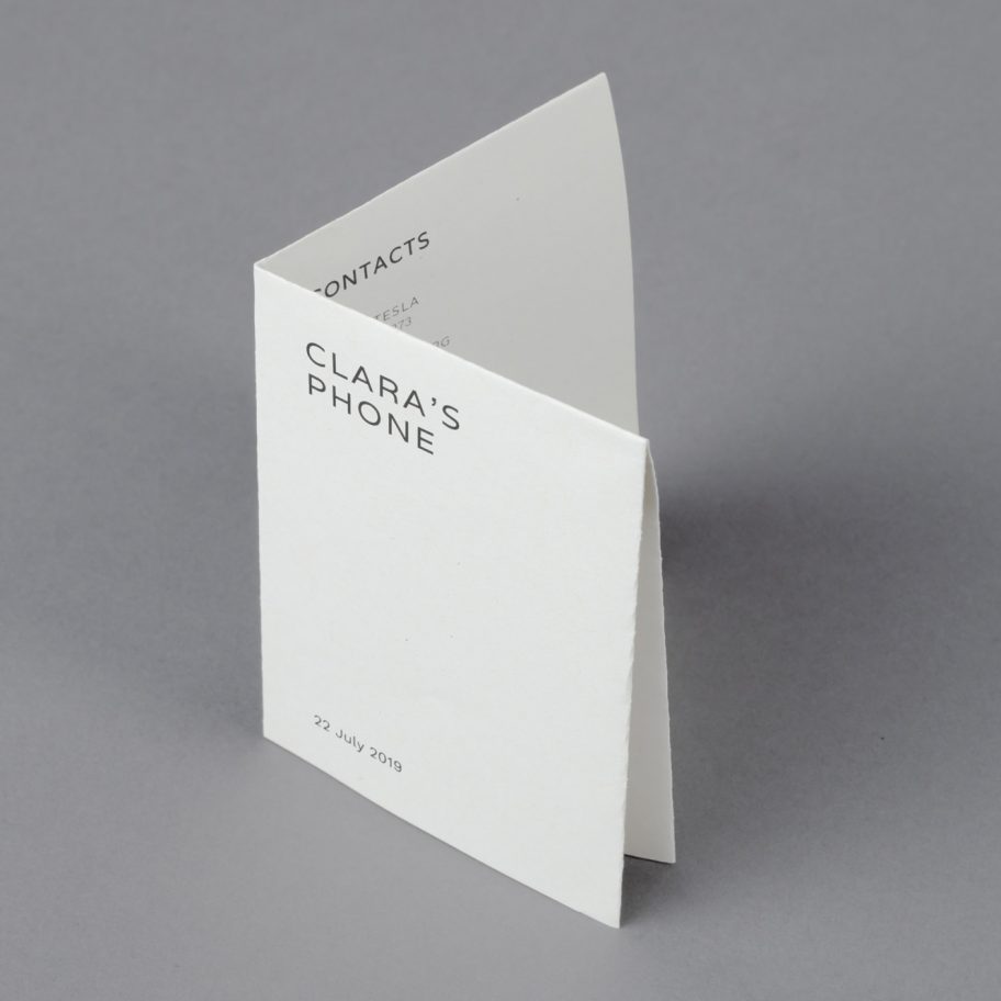 Special Projects distills essential smartphone functions into a daily Paper Phone
