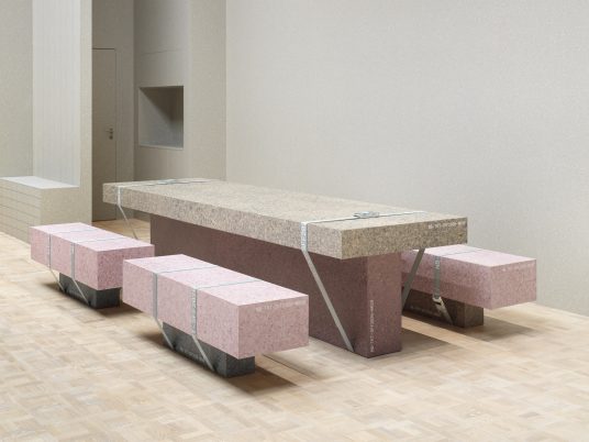 Note Design Studio's Natural Bond installation is built to be disassembled