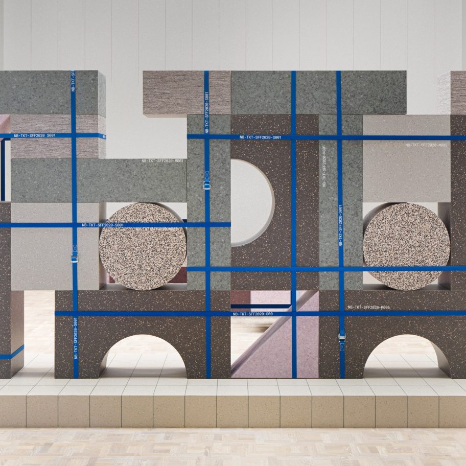 Note Design Studio's Natural Bond installation is built to be disassembled