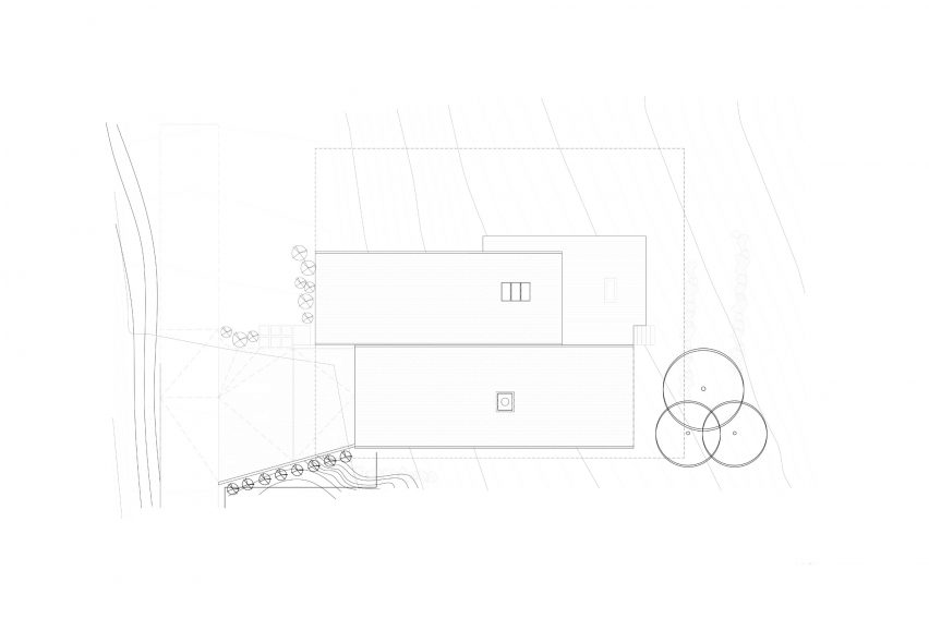 Terrace Residence by Open Studio Collective Site Plan