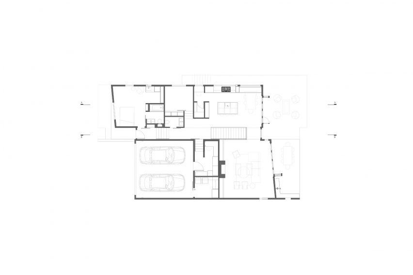 Terrace Residence by Open Studio Collective Ground Floor Plan