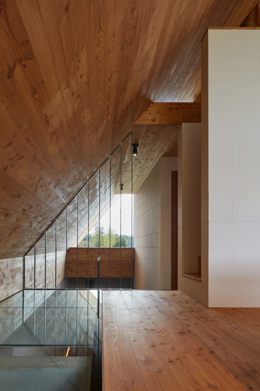 Weekend House in Beskydy by Pavel Míček Architects first floor