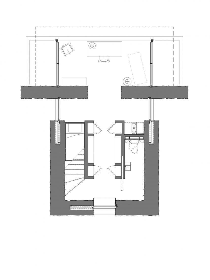 Writer's Studio by Eric J. Smith Floor Plan