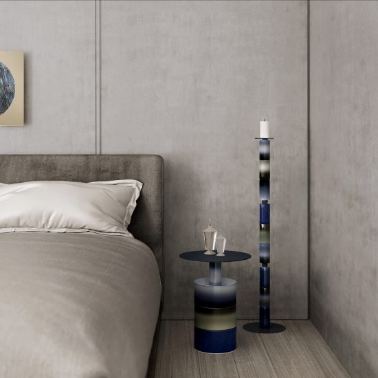 Anastasia Tikhomirova stacks ceramics for fragile furniture and lighting