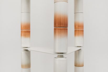 Anastasia Tikhomirova stacks ceramics for fragile furniture and lighting