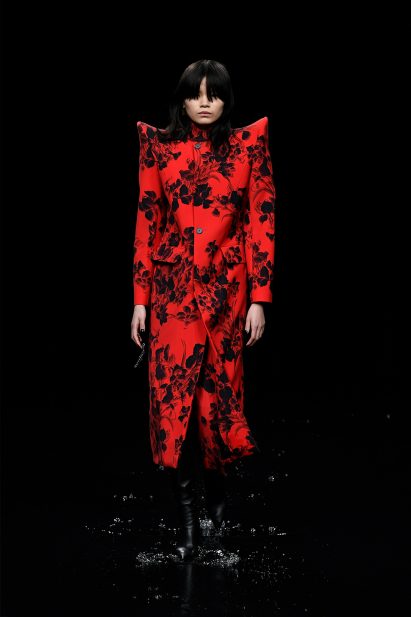 Balenciaga floods runway for apocalyptic Paris Fashion Week show