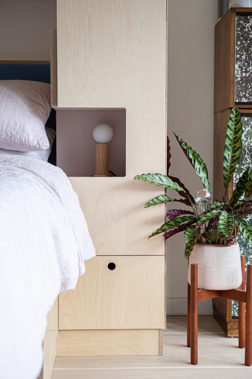 Barbican Dancer's Studio by Intervention Architecture bedside furniture