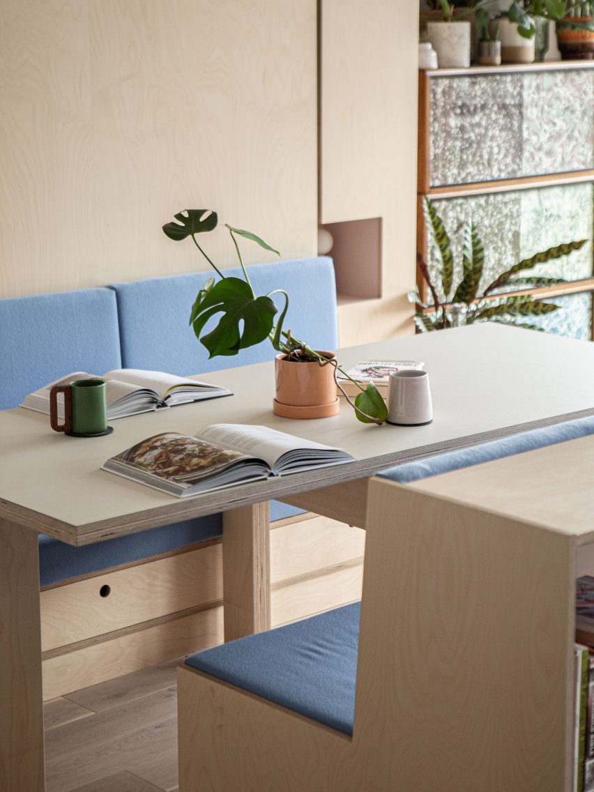 Barbican Dancer's Studio by Intervention Architecture dining table