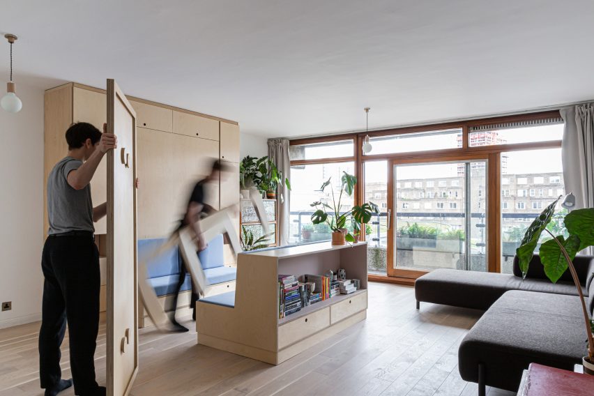 Barbican Dancer's Studio by Intervention Architecture reconfigurable space
