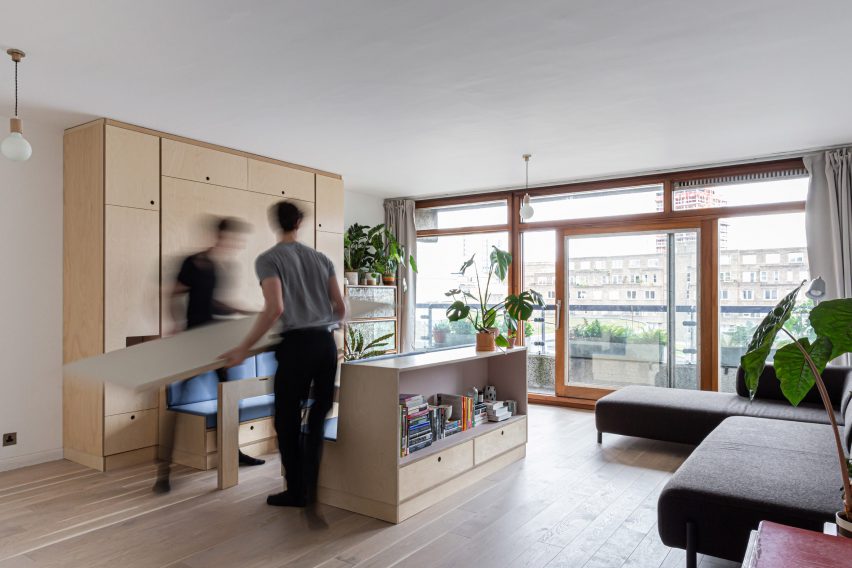 Barbican Dancer's Studio by Intervention Architecture dining table