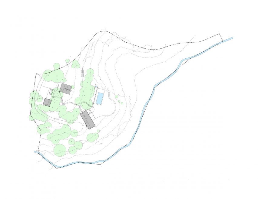 Big Barn by Faulkner Architects Site Plan
