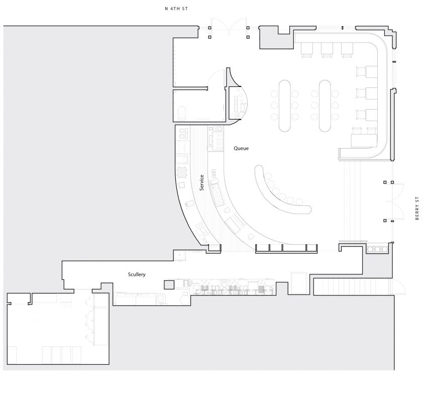 Blue Bottle Williamsburg renovation by Bohlin Cywinski Jackson