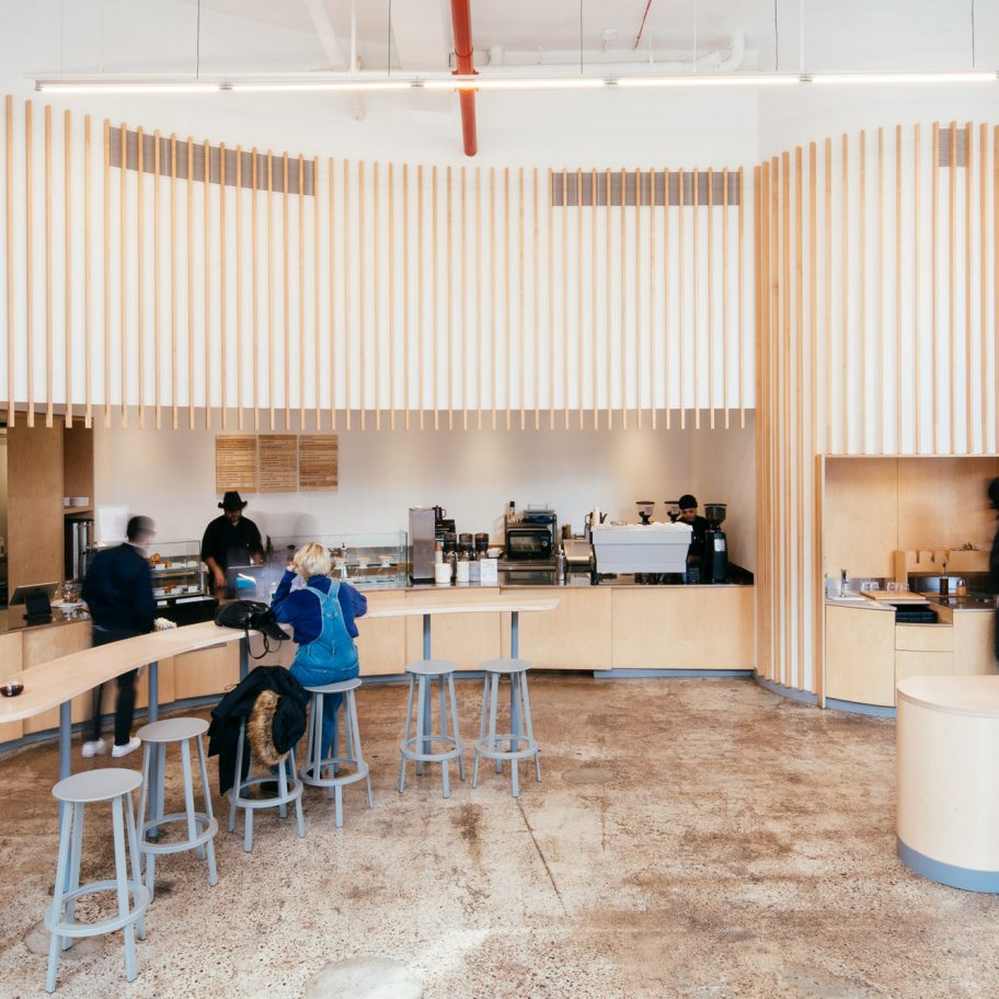 Blue Bottle Williamsburg renovation by Bohlin Cywinski Jackson