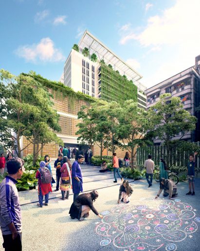 BRAC University Campus by WOHA for Dhaka, Bangladesh