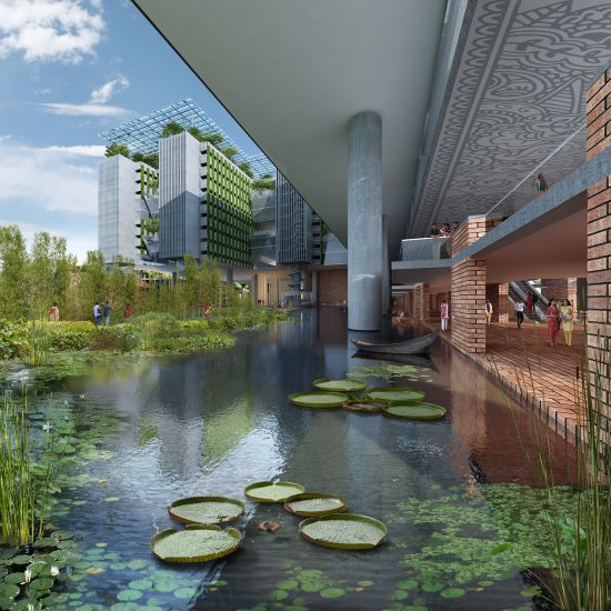 BRAC University Campus by WOHA for Dhaka, Bangladesh
