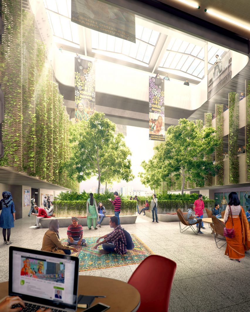 BRAC University Campus by WOHA for Dhaka, Bangladesh
