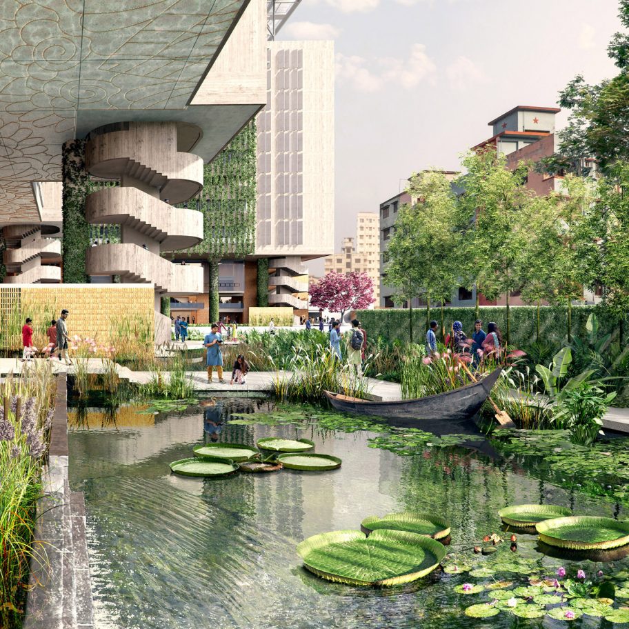 BRAC University Campus by WOHA for Dhaka, Bangladesh