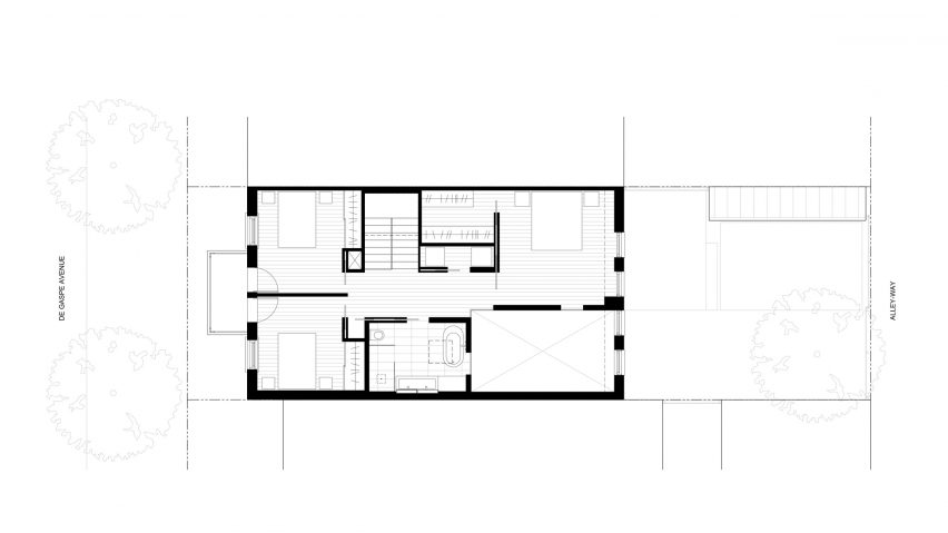 Brick House by Natalie Dionne Architecture First Floor Plan
