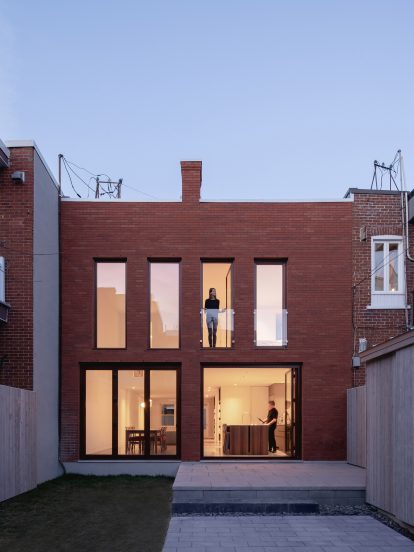 Brick House by Natalie Dionne Architecture