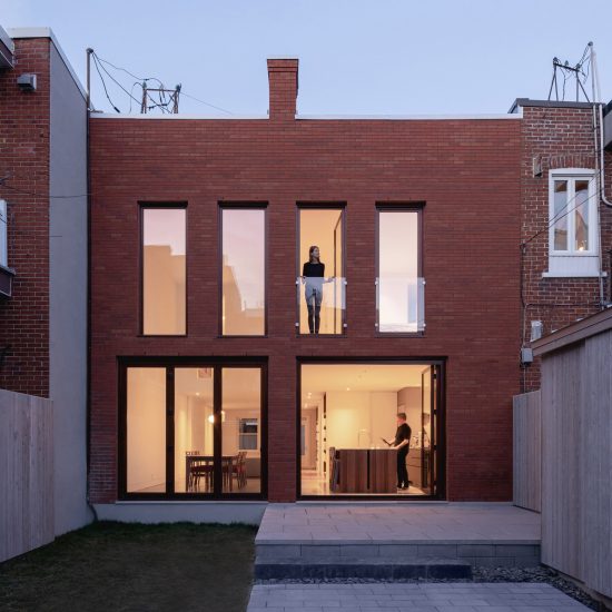 Brick House by Natalie Dionne Architecture