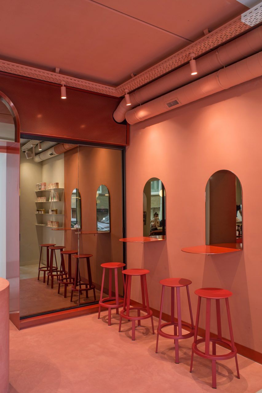 Buddy Buddy cafe in Brussels, designed by HOP