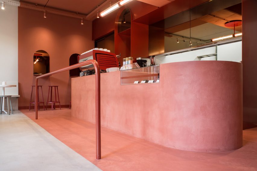 Buddy Buddy cafe in Brussels, designed by HOP