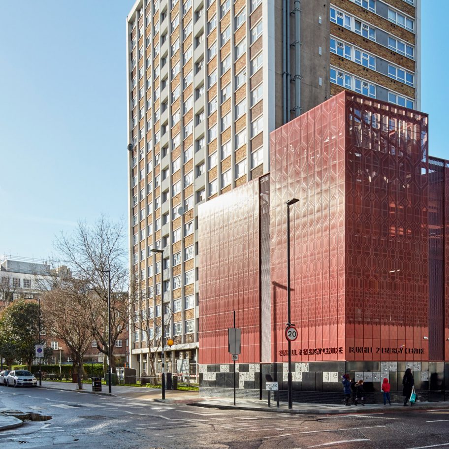 Bunhill 2 Energy Centre in London, UK, designed by Ramboll and Cullinan Studio