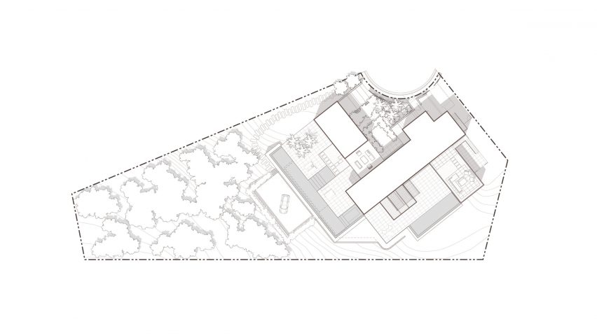 Collywood House by Olson Kundig Site Plan