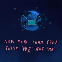 Oliver Jeffers coronavirus awareness artwork