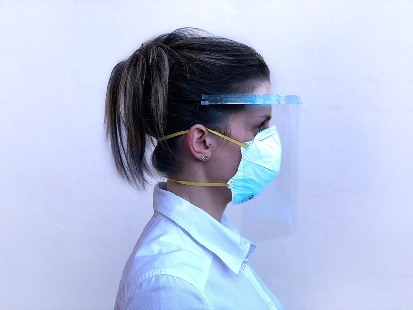 Nagami Design 3D-printed face shields Covid-19 masks
