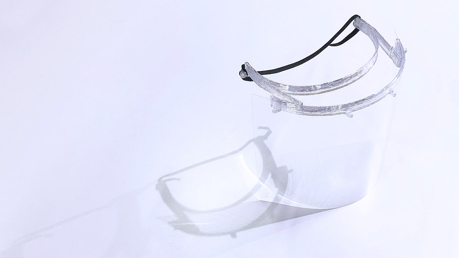 Nagami Design 3D-printed face shields Covid-19 masks