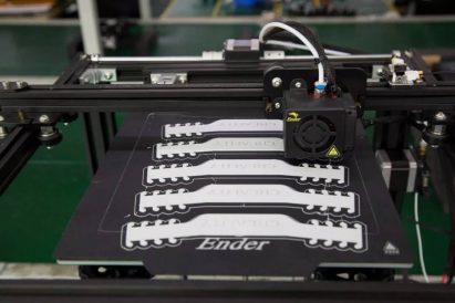 3D-printed face mask buckle by Creality