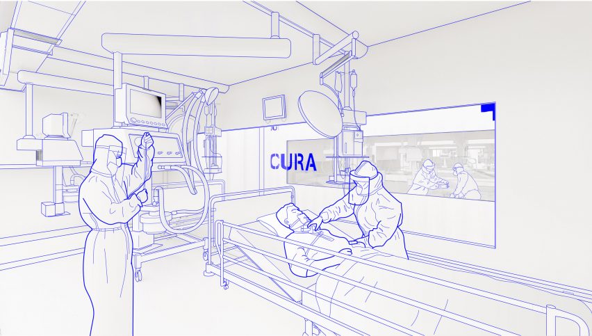 Shipping-container intensive care units – Connected Units for Respiratory Ailments (CURA) by Carlo Ratti Associati and Italo Rota
